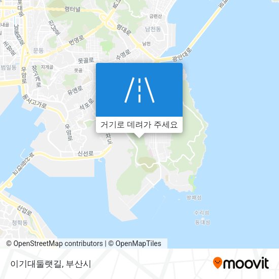 이기대둘랫길 지도