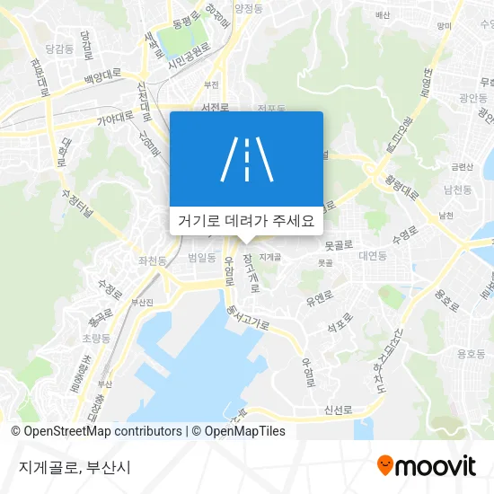 지게골로 지도