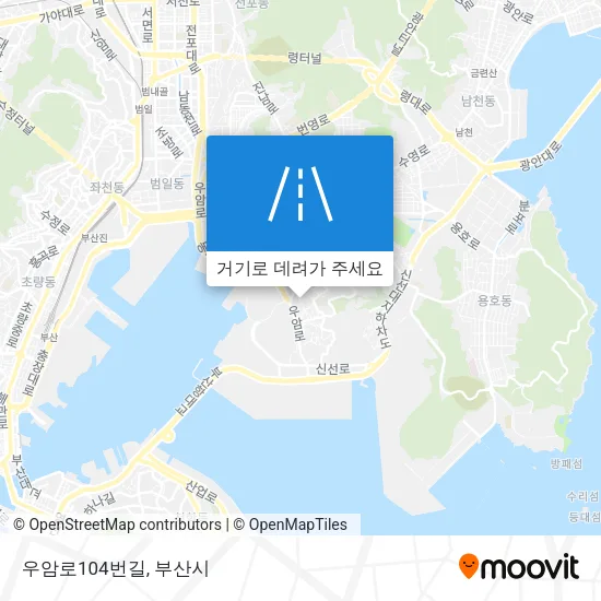 우암로104번길 지도