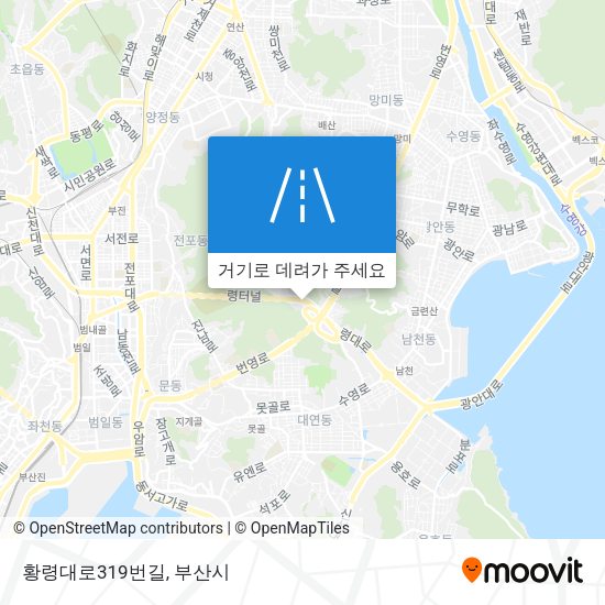 황령대로319번길 지도