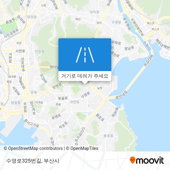 수영로325번길 지도