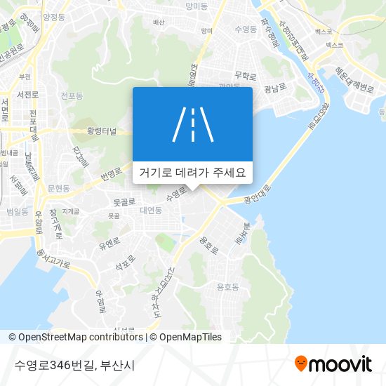 수영로346번길 지도