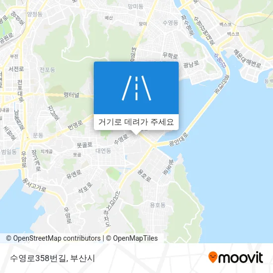 수영로358번길 지도