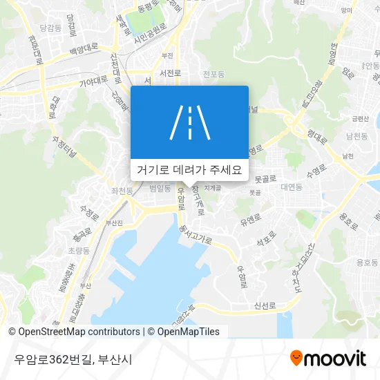 우암로362번길 지도