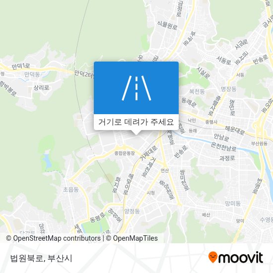 법원북로 지도