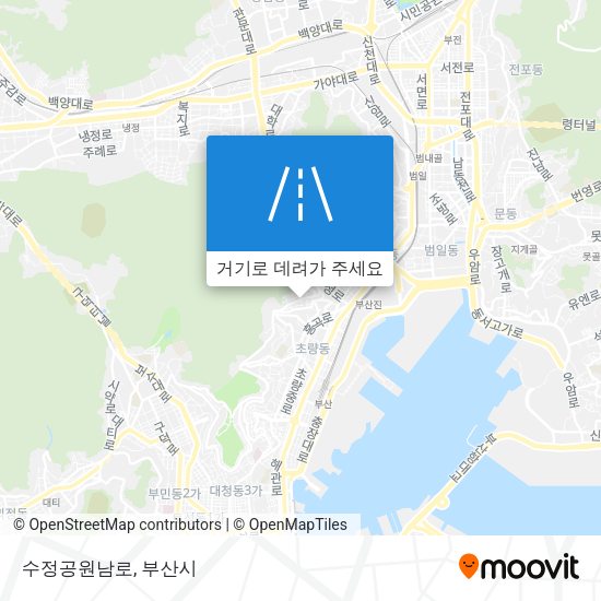 수정공원남로 지도