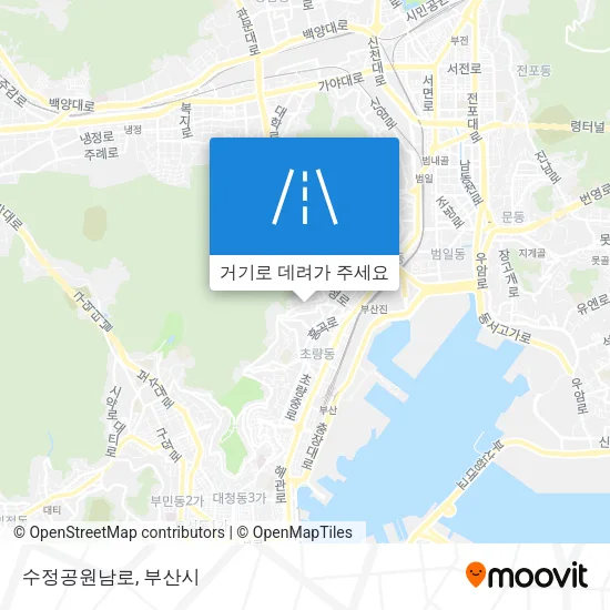 수정공원남로 지도
