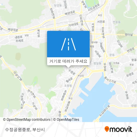 수정공원중로 지도