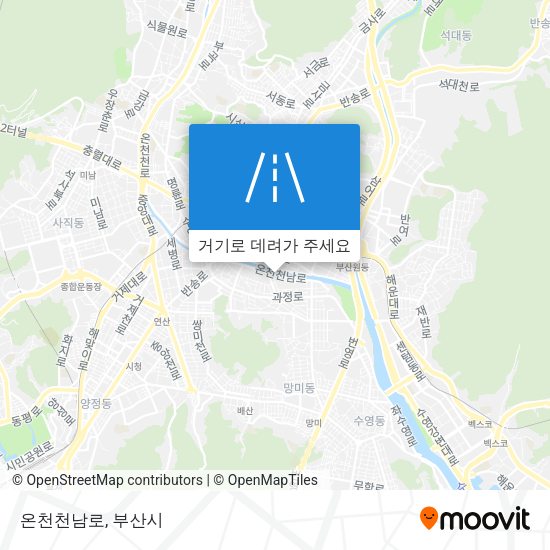 온천천남로 지도