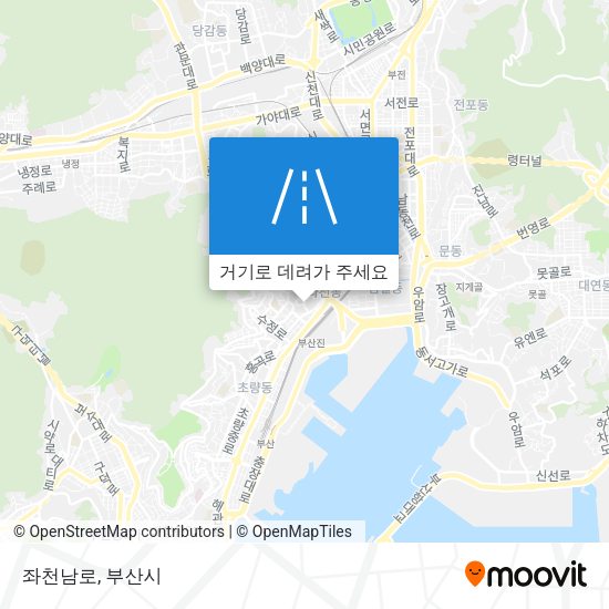 좌천남로 지도