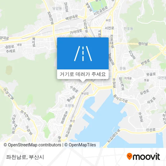 좌천남로 지도