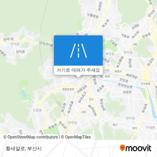 황새알로 지도