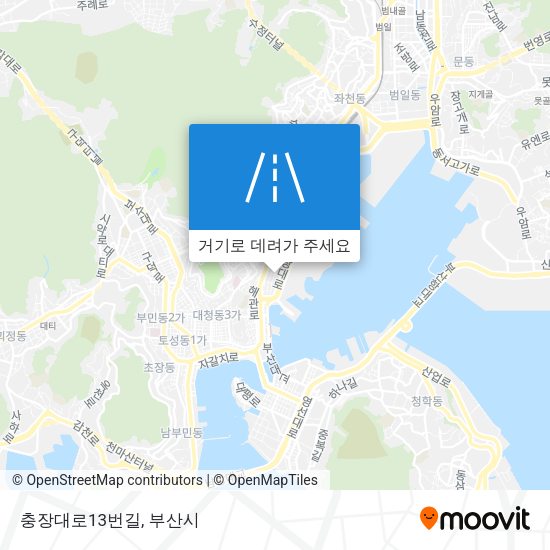 충장대로13번길 지도