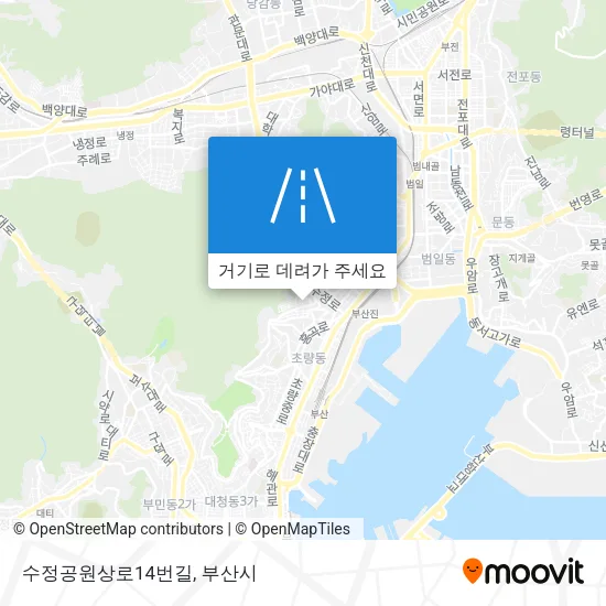 수정공원상로14번길 지도