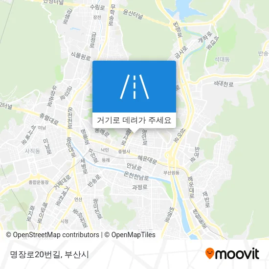 명장로20번길 지도
