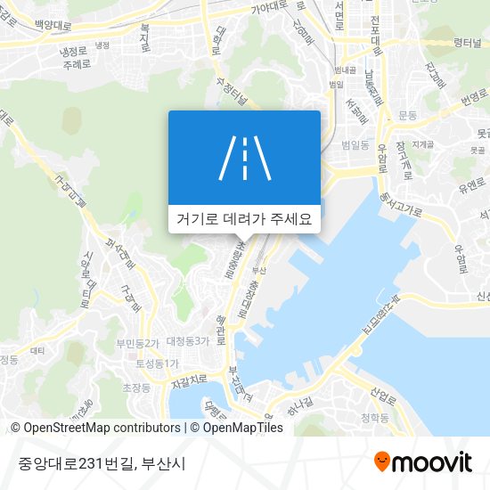 중앙대로231번길 지도