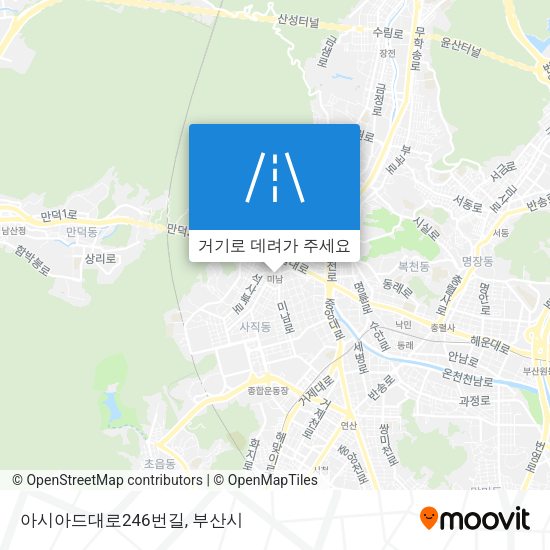 아시아드대로246번길 지도
