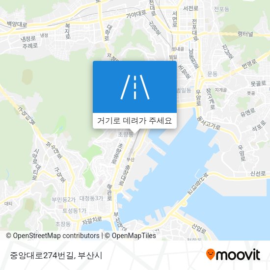 중앙대로274번길 지도
