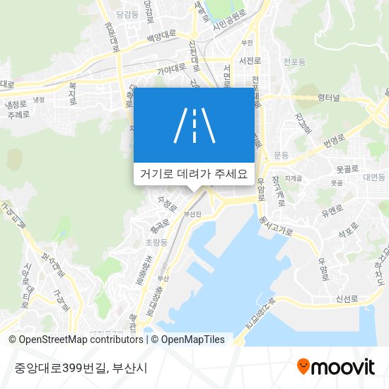 중앙대로399번길 지도