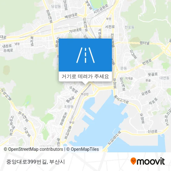 중앙대로399번길 지도