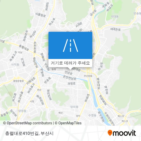 충렬대로410번길 지도