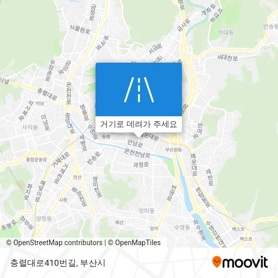 충렬대로410번길 지도