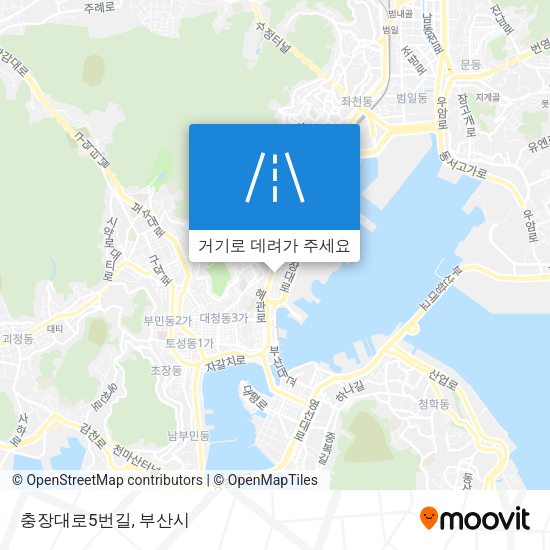 충장대로5번길 지도