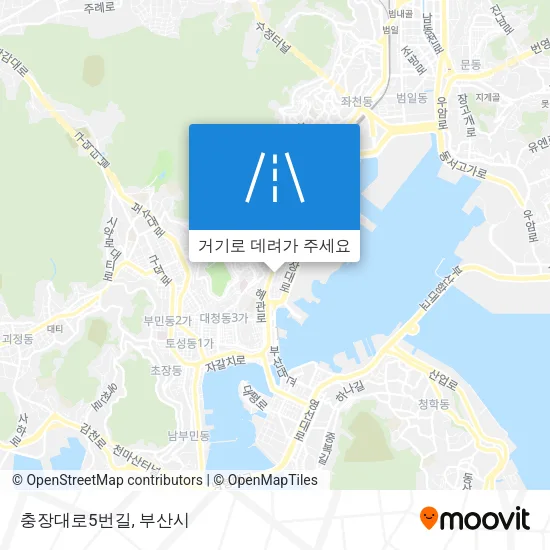 충장대로5번길 지도