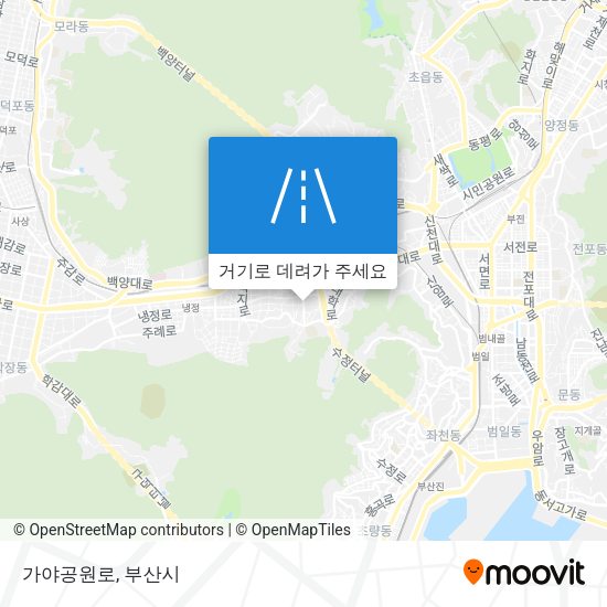 가야공원로 지도