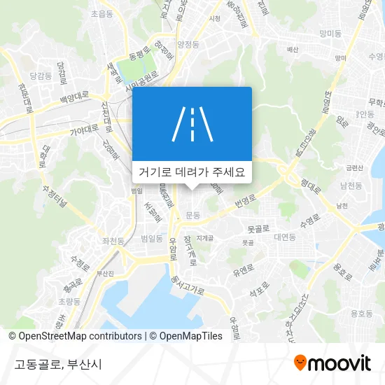 고동골로 지도