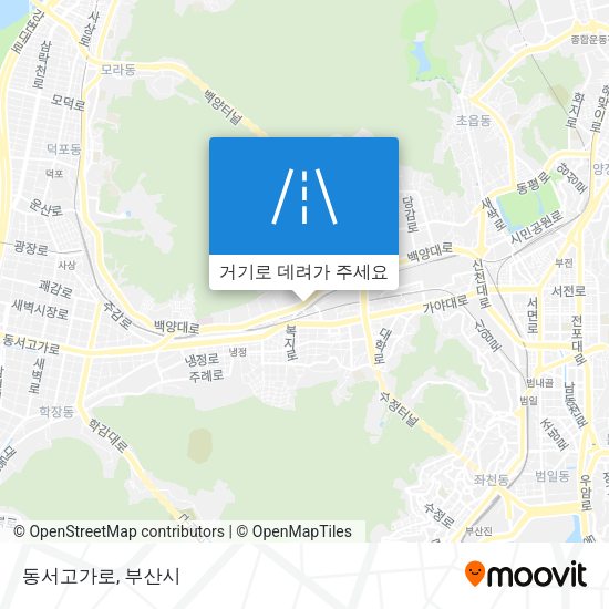 동서고가로 지도