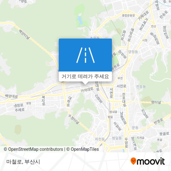마철로 지도