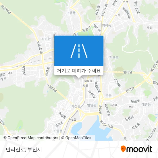 만리산로 지도
