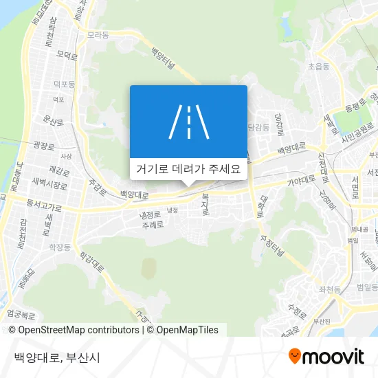 백양대로 지도