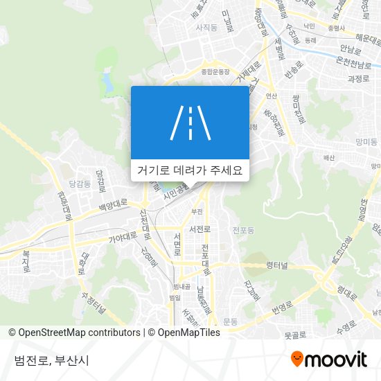 범전로 지도