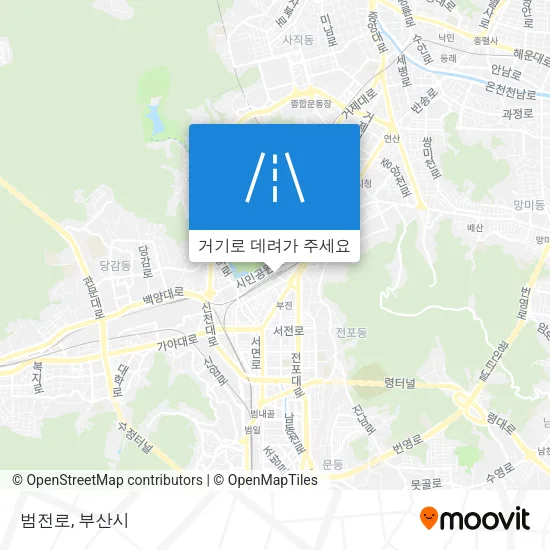 범전로 지도