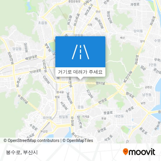 봉수로 지도