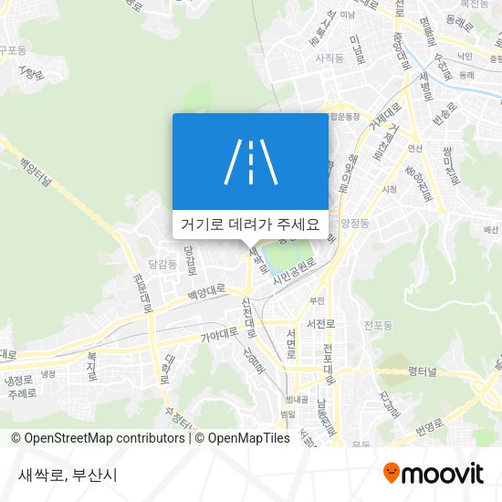 새싹로 지도