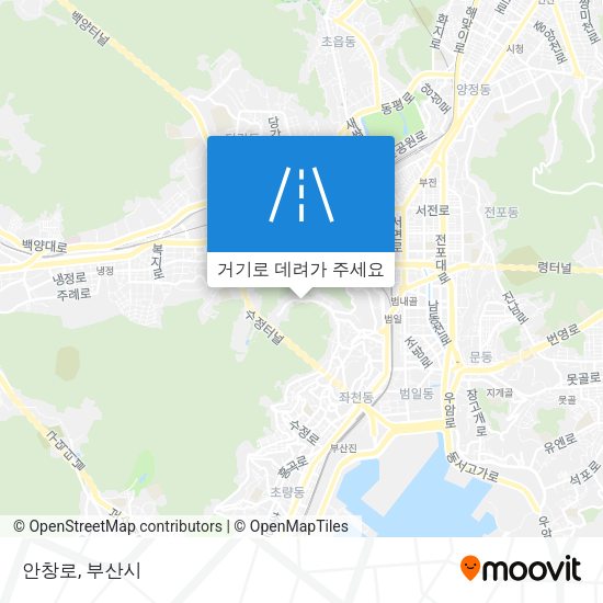 안창로 지도