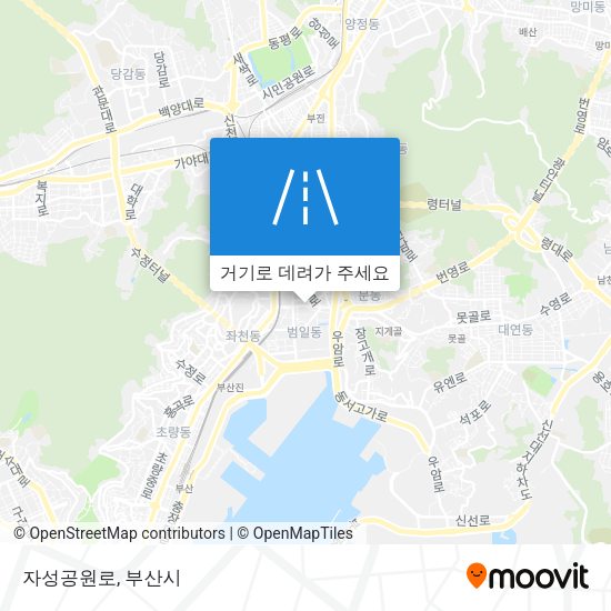 자성공원로 지도