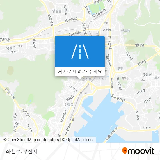 좌천로 지도