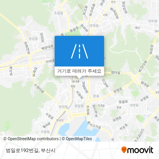 범일로192번길 지도