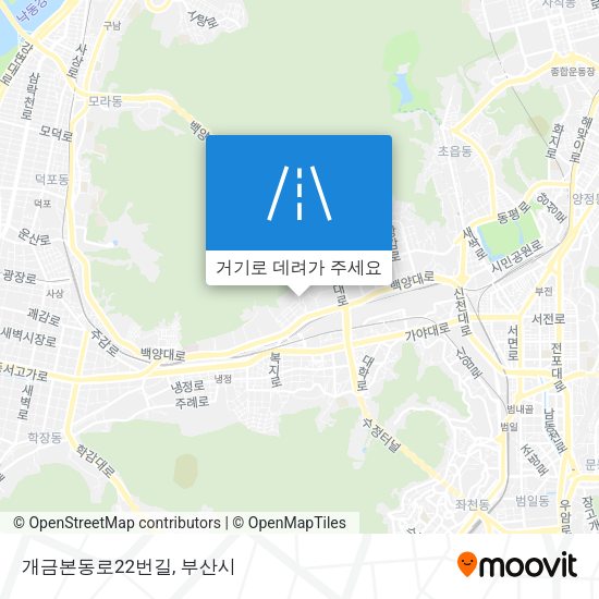 개금본동로22번길 지도
