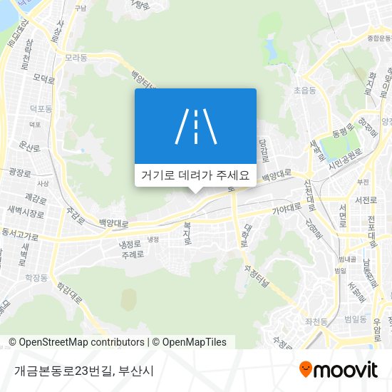 개금본동로23번길 지도