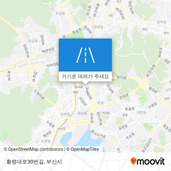 황령대로30번길 지도