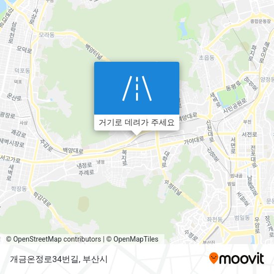 개금온정로34번길 지도