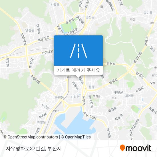 자유평화로37번길 지도