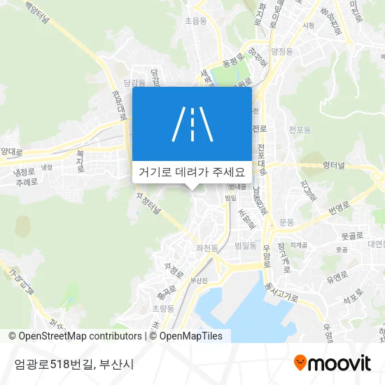 엄광로518번길 지도