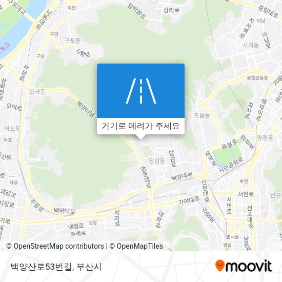 백양산로53번길 지도