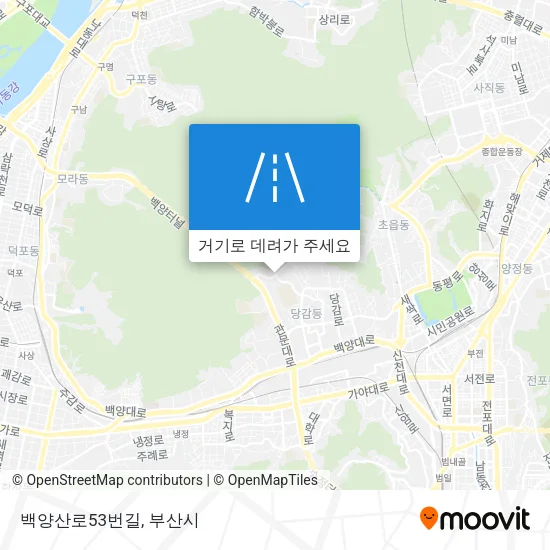 백양산로53번길 지도